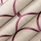 Purple Embroidery Geometric Linen Look Upholstery Fabric by The Yard - SKU: Ayden Berry